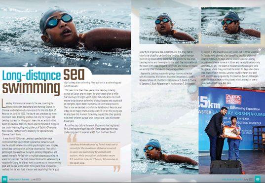 Lakshay Krishnakumar – A Historic Journey Begins